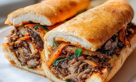 Spicy Kimchi Bulgogi Cheesesteak: A Heavenly Fusion of Flavors