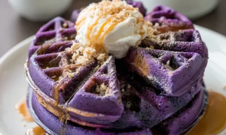 Ube Mochi Waffles: A Delightful Fusion of Flavor