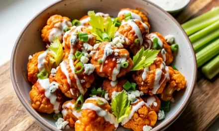 Buffalo Cauliflower Bites