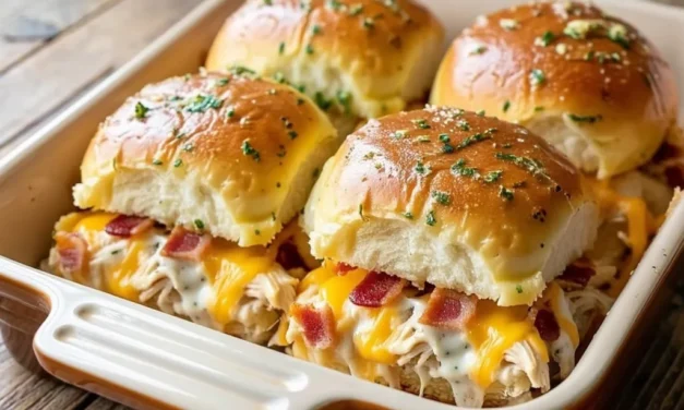 Chicken Bacon Ranch Sliders