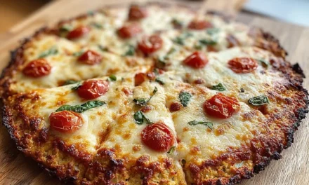 Ground Chicken Pizza Crust