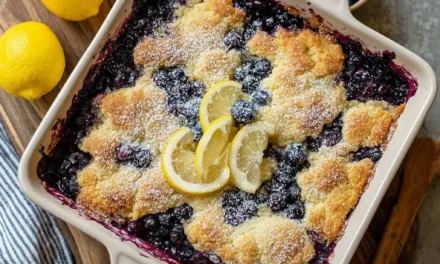 Lemon Blueberry Dump Cake