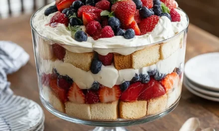 No-Bake Berry Trifle Summer Dessert