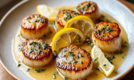 Pan-Seared Scallops with Lemon Butter