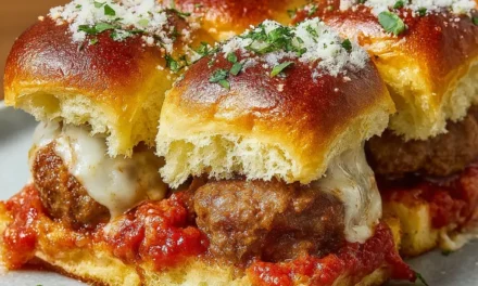 Pull-Apart Meatball Parm Sliders