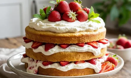 Strawberry Shortcake Layer Cake