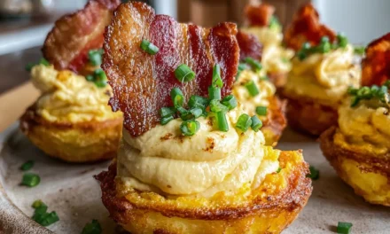 Tallow-Fried Bacon Deviled Eggs