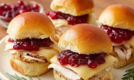 Effortless Turkey Cranberry Brie Sliders